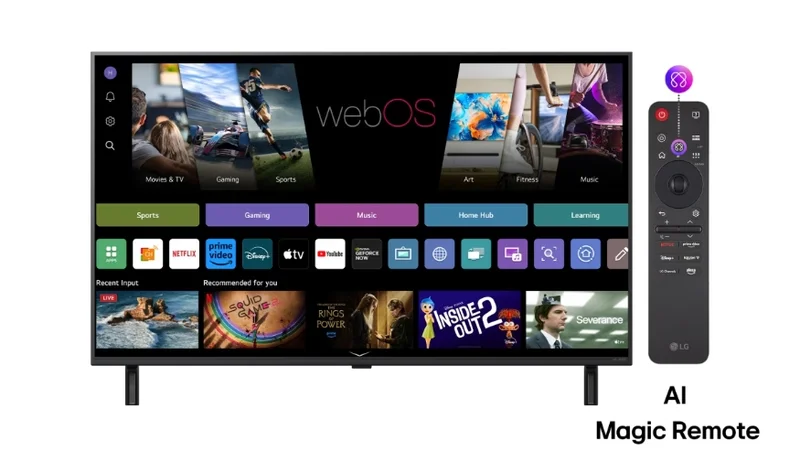LG 50QNED80A3A, 50" 4K QNED HDR Smart TV, 3840x2160, DVB-T2/C/S2, Alpha 7 AI Processor, HDR10 / HLG, webOS 25 ThinQ, VRR / ALLM / HGiG, 4K Upscaling, WiFi 5, Voice Controll, Bluetooth 5.1, AirPlay 2, LAN, CI, HDMI, SPDIF, Google Cast, 2 pole Stand