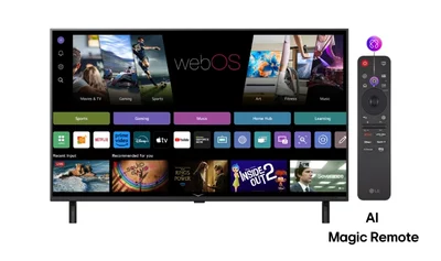 LG 50QNED80A3A, 50" 4K QNED HDR Smart TV, 3840x2160, DVB-T2/C/S2, Alpha 7 AI Processor, HDR10 / HLG, webOS 25 ThinQ, VRR / ALLM / HGiG, 4K Upscaling, WiFi 5, Voice Controll, Bluetooth 5.1, AirPlay 2, LAN, CI, HDMI, SPDIF, Google Cast, 2 pole Stand