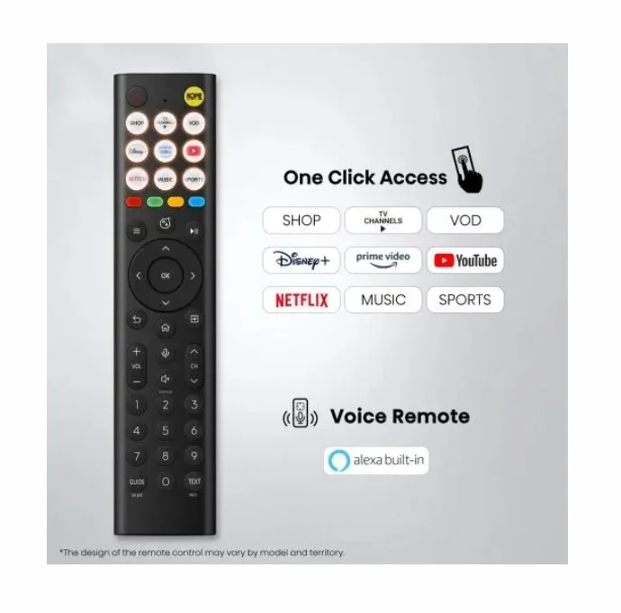 Телевизор Hisense 43" A6S 4K UHD DLED Smart TV, HDR10+, Dolby Vision, черен