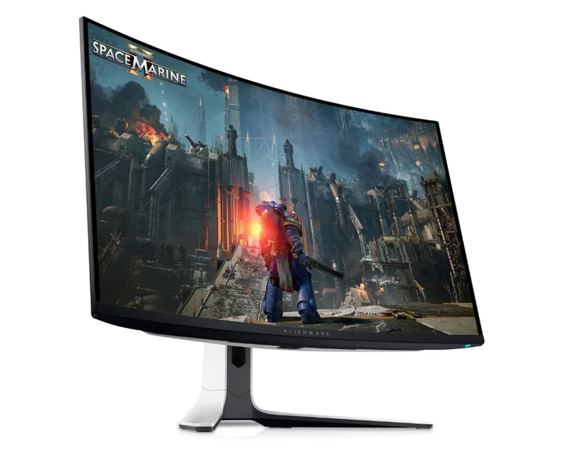 Dell Alienware AW3225QF, 31.6" QD-OLED Anti-reflection, IPS, 0.03ms, 1000 cd/m2, 4K UHD (3840 x 2160), 240Hz, HDR, NVIDIA G-SYNC+VESA, HDMI, DP, USB 3.2, Height Adjustable, Swivel, Tilt, Black