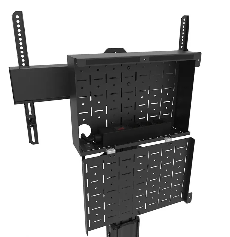 Neomounts Select Mobile Display Floor Stand (37-75") 10 cm. Wheels, Black