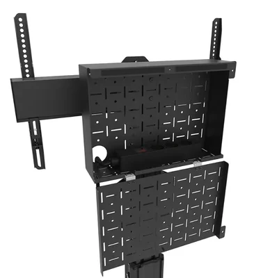 Neomounts Select Mobile Display Floor Stand (37-75") 10 cm. Wheels, Black