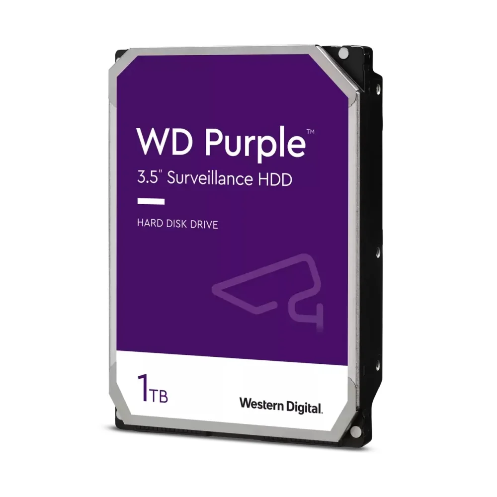 Твърд диск Western Digital Purple WD11PURZ 1TB 3.5" SATA 6Gb/s 64MB кеш