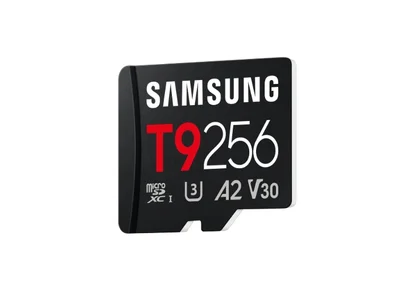 Micro SD карта Samsung T9 256GB UHS-I U3 V30 A2, до 200MB/s четене, до 130MB/s запис