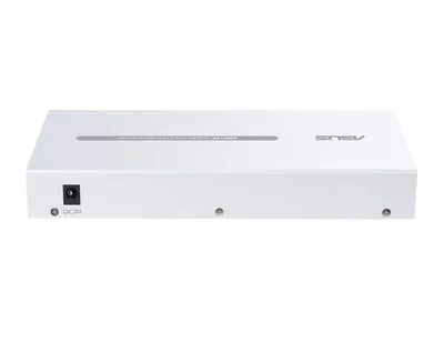 Asus Business Gigabit PoE+ VPN Wired Router, ExpertWiFi EBG19P, 8 PoE+ ports, 123W, 1 gigabit WAN+2 gigabit WAN/LAN, USB 3.2, PoE centralized control, SDN, guest portal, Multi-WAN, Commercial-Grade Network Security & VPN, wall mounting,White