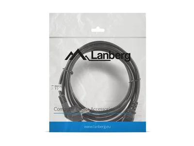 Lanberg CEE 7/7 -> IEC 320 C13 power cord 3m VDE, black