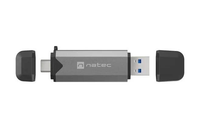 Четец за карти памет Natec Scarab 3 USB-C/USB-A 3.2 Gen 1
