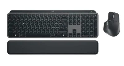 Комплект Logitech MX Keys S Bluetooth, графит, US International