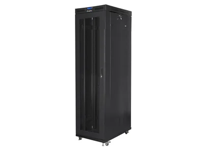 Lanberg rack cabinet 19" free-standing 47U/800x1000 (flat pack) with mesh door lcd black v2