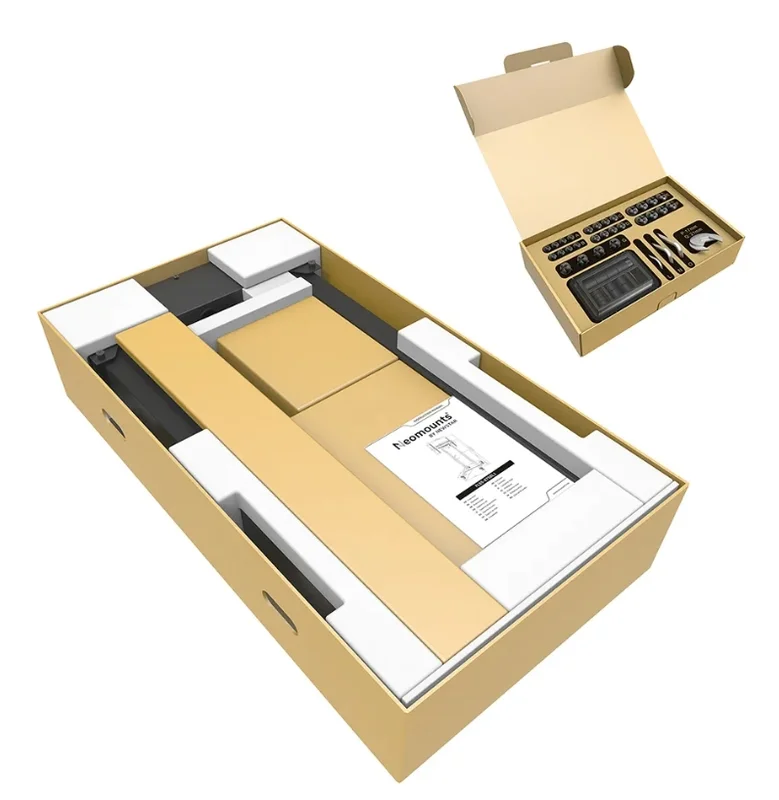 Neomounts Motorised Mobile Stand incl. storage box, 10 cm. Wheels Floor - VESA 100x100 up to 800x600