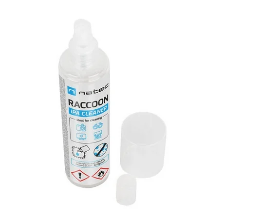 Спрей изопропилов алкохол Natec Raccoon IPA 99.8%, 250 ml