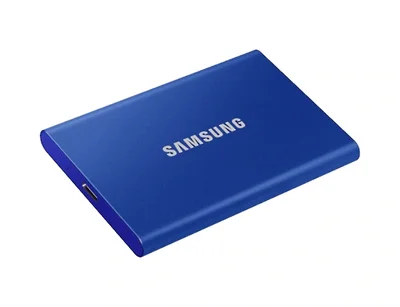 Външен SSD диск Samsung Portable T7 1TB USB 3.2 Indigo Blue