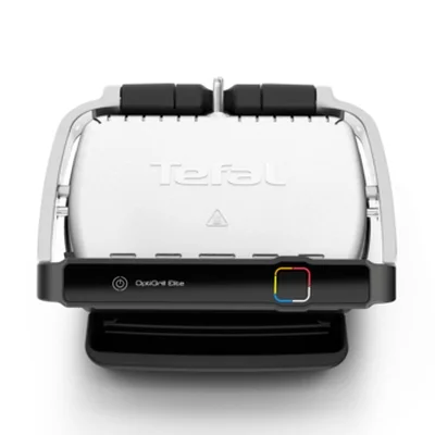 Tefal GC750D30 Optigrill Elite, 600cm2 cooking surface, automatic cooking sensor, 12 automatic programs, 4 adjustable temp., cooking level indicator, non-stick die-cast alum. Plates