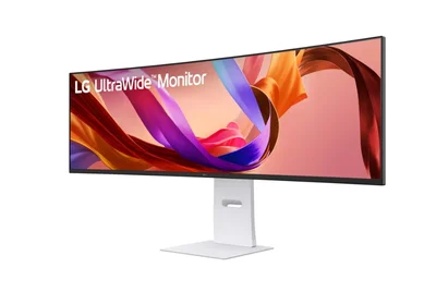 LG 49U950A-W, 49" 32:9 Curved UltraWide Dual QHD 5K 5120x1440 NANO IPS 1ms MBR, 144 Hz, 5ms, 400 cd/m2, 1000:1, HDR400, DCI-P3 98%,  USB Type-C, PD 90W, FreeSync, G-SYNC, PIP, 2 PBP, HDMI, DisplayPort, Speacer 2ch 10W, Tilt, Height, Swivel, Tiltan