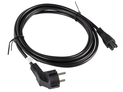 Захранващ кабел Lanberg CEE 7/7 към IEC 320 C5, 3m, черен