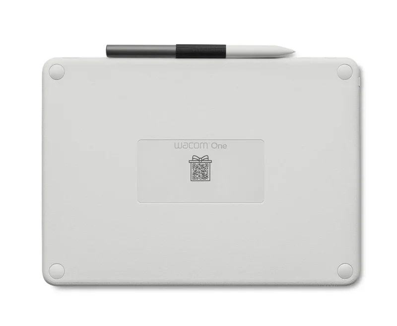 Графичен таблет Wacom One Small, 2540 lpi, 4096 нива на натиск, USB, Bluetooth, бял