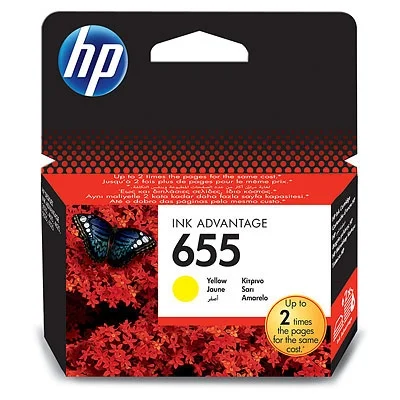 Мастило HP 655 Yellow за HP Deskjet Ink Advantage 3525/4615/4625/5525/6525 e-All-in-One