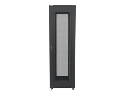 Lanberg rack cabinet 19" free-standing 42U/800x1000 (flat pack) with mesh door black