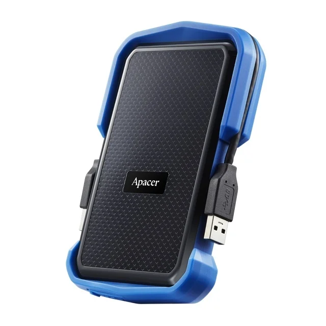 Apacer AC631, 2TB 2.5" SATA HDD USB 3.2 Military-Grade Shockproof Portable Hard Drive