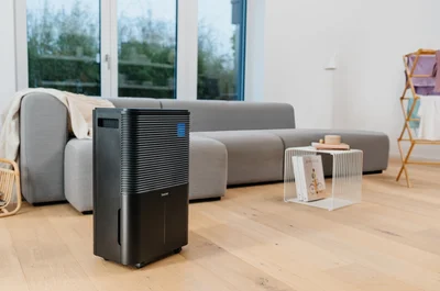 Beurer LE 250 Air Dehumidifier; up to 20 litre/day; rooms  40 to 60 cm2; Laundry drying function; Removable tank: 4.0 l; Automatic mode; Night mode; Timer;  2 fan levels; Environmentally friendly refrigerant R290