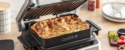 Тава за печене Tefal XA732810 за OptiGrill, 1.6 л, алуминий, съвместимост GC774xx/GC773xx/GC772xx