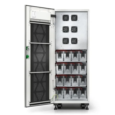 APC Easy UPS 3S 40 kVA 400V 3:3 UPS, 4 internal 7Ah modular battery strings, expandable to 4