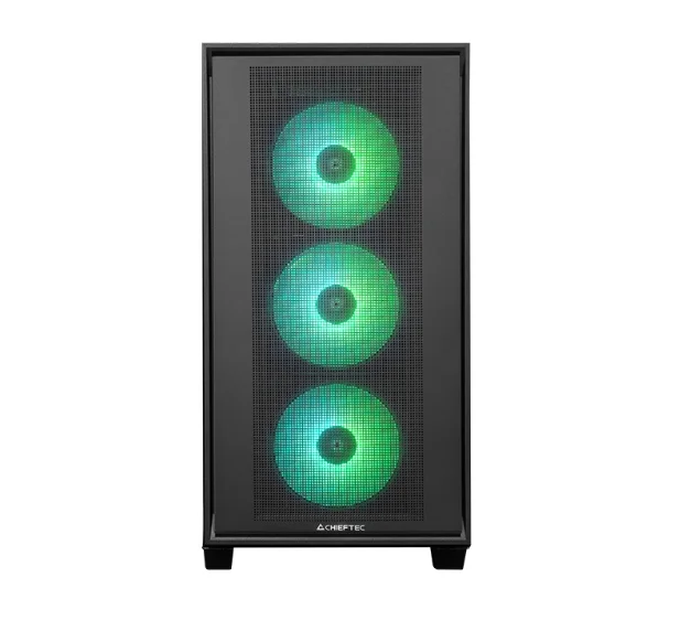 Кутия за компютър CHIEFTEC Hunter III Middle Tower, черен