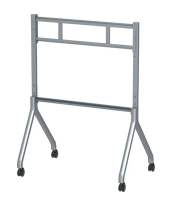 Hisense Mobile cart 65"- 86"; Max Load 80kg,Height adjustable with 3 levels, Silver gray (bracket) + Black (Hanging plate & caster)