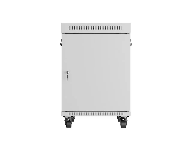 Lanberg rack cabinet 19" free-standing 15U/600x800 (flat pack) with glass door lcd grey v2