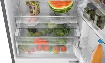 Bosch KGN49OCAF SER4, FS fridge-freezer, Total No Frost, A,  203/70/66.7cm, 440l(311+129), Super silent: 29dB, VitaFresh, Anthracite steel