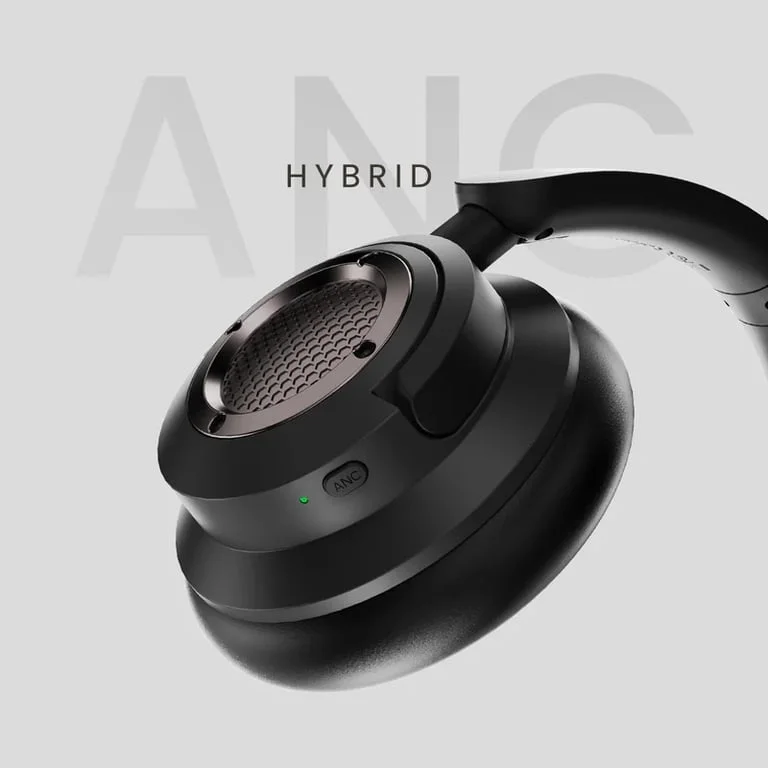 Слушалки HIFUTURE FutureTour X Black, хибридно шумопотискане, Bluetooth 5.4, до 35 ч работа