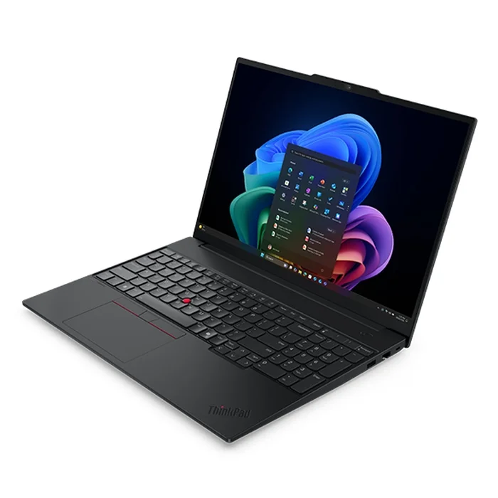 Lenovo ThinkPad E16 G4, Intel Core Ultra 7 355 (up to 3.50GHz, 12MB), 16" WUXGA, 32GB, 1TB SSD, Intel Graphics, BT 5.4,Wi-Fi 7 2x2 BE, Wired Ethernet, FPR, 1080PFHD Hybrid, 4 Cell, 65W, DOS, 3YR Onsite