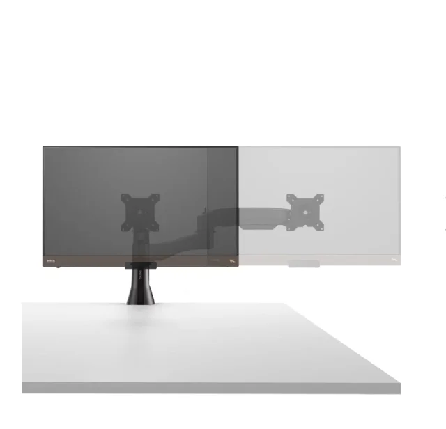 BenQ Arm, Monitor Arm for desk mount AS10, Compatible with 21.5/ 24 / 27” monitors, for ALL GL/GW/BL/PD/EW/SW models with VESA mounting possibility 100mm or 75mm, from 2.5 kg to 8 kg, 315mm height adjustment