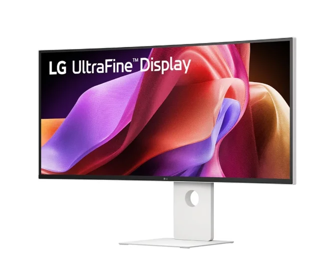 LG 40U990A-W, 39.7'' UltraFine Nano 21:9, IPS Black 5K2K (5120x2160), 1ms MBR, 120Hz, 5ms, 450 cd/m2, 2000:1, HDR 10, DCI-P3 99%,  USB-C, FreeSync, VRR, PIP, 2 PBP, HDMI, DP, Thunderbolt 5, Built-in KVM, Speacer 2X10W, PIP, PBP, Tilt, Height, Swivel