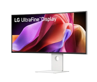 LG 40U990A-W, 39.7'' UltraFine Nano 21:9, IPS Black 5K2K (5120x2160), 1ms MBR, 120Hz, 5ms, 450 cd/m2, 2000:1, HDR 10, DCI-P3 99%,  USB-C, FreeSync, VRR, PIP, 2 PBP, HDMI, DP, Thunderbolt 5, Built-in KVM, Speacer 2X10W, PIP, PBP, Tilt, Height, Swivel