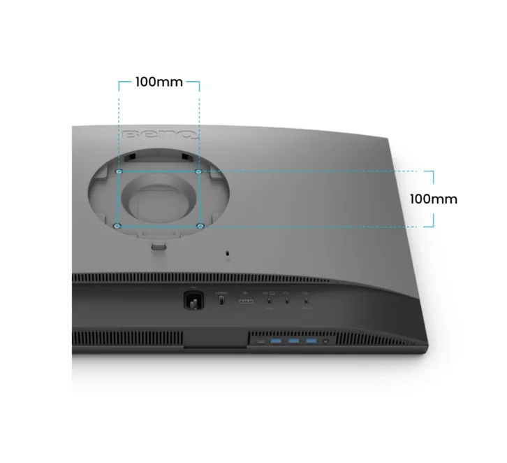 BenQ PD2706QN, 27", 100Hz, QHD IPS, AQCOLOR, Designer, Pantone, Nano Matte Panel, HDR10, 100% sRGB, Card Reader, HDMI (2.0), DP (1.4), USB-C (DP alt. PD 90W), USB Hub, 3.5 Jack, 2x 3W, Pivot, Height adj. 115mm, VESA 100