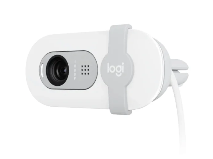 Уеб камера LOGITECH – Brio 100, Full HD, бяла