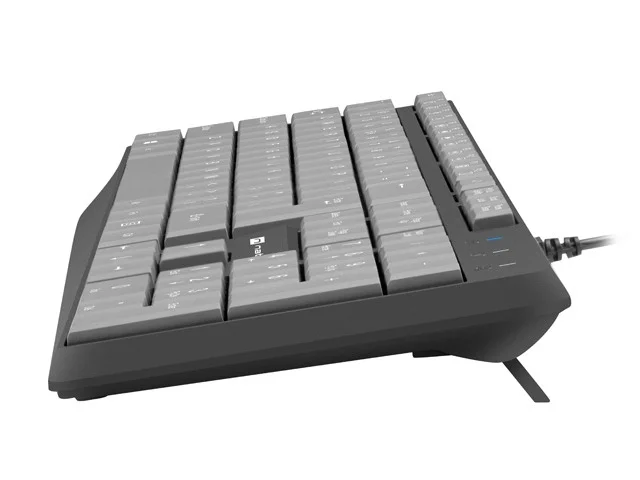 Клавиатура NATEC Nautilus SLIM, Black-Grey, US layout