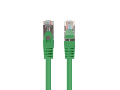 Lanberg patch cord CAT.6 FTP 0.25m, Fluke Passed, green (10-pack)