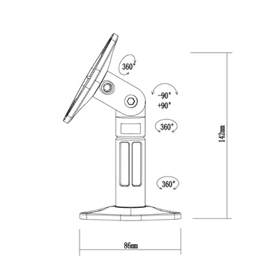 Neomounts Speaker Wall- & Ceiling Mount (set of 2 pieces)