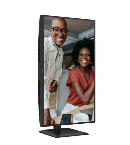AOC 27E4U, 27" IPS WLED, 1920x1080@120Hz, 4ms GtG, 300cd m/2, 1500:1, 20M:1 DCR, Adaptive Sync, FlickerFree, Anti Blue Light, 2Wx2, Tilt, Height Adjust, Pivot, Swivel, D-SUB, HDMI, USB Hub