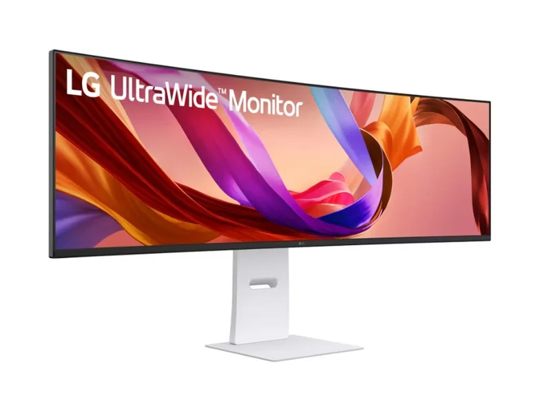 LG 49U950A-W, 49" 32:9 Curved UltraWide Dual QHD 5K 5120x1440 NANO IPS 1ms MBR, 144 Hz, 5ms, 400 cd/m2, 1000:1, HDR400, DCI-P3 98%,  USB Type-C, PD 90W, FreeSync, G-SYNC, PIP, 2 PBP, HDMI, DisplayPort, Speacer 2ch 10W, Tilt, Height, Swivel, Tiltan