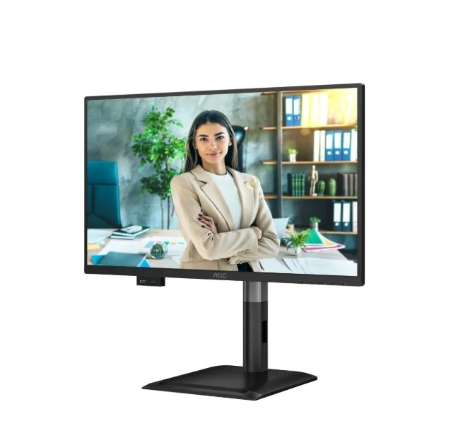 AOC 24P4CV, 23.8" IPS WLED, 1920x1080@120Hz, 4ms GtG, 300cd m/2, 1500:1, 50M:1 DCR, Adaptive Sync, FlickerFree, Anti-Blue Light, 2Wx2, Tilt, Height Adjust, Pivot, Swivel, HDMI, DP, USB hub, RJ45