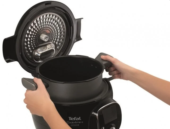 Мултикукър Tefal Cook4me Connect CY855830, 6L, 150 български рецепти, черен