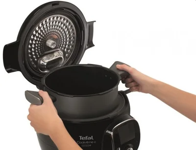 Мултикукър Tefal Cook4me Connect CY855830, 6L, 150 български рецепти, черен