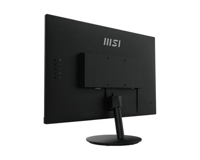 MSI PRO MP271A, 27", 1ms, 100Hz, IPS, 1920x1080 (FHD), 16:9, FLAT, Display Kit App, Adaptive-Sync, EyesErgo, Less Blue Light, 108% SRGB, AG, 300 nits, 1000:1, DP(1.2a), HDMI 1.4b, VGA, Line-in, Speakers 2x2W, Tilt, VESA, Black, 3.9kg