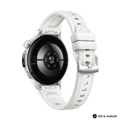 Смарт часовник HUAWEI – Watch 6 Leib-L19L, 1.38" LTPO OLED, 2GB RAM, 64GB, LTE, бял с каишка, комплект с FreeBuds 7i White