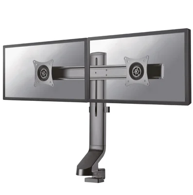 Neomounts Flat Screen Desk Mount (clamp/grommet) for 2 Monitor Screens