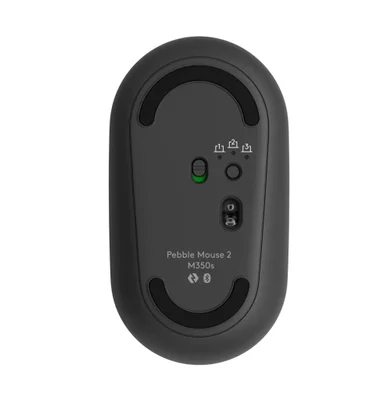 Безжична мишка Logitech Pebble Mouse 2 M350s, Bluetooth, Tonal Graphite