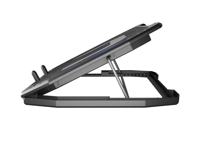 Охлаждаща стойка за лаптоп Natec Oriole 15.6"-17.3", 3 вентилатори, LED осветление, 2 USB